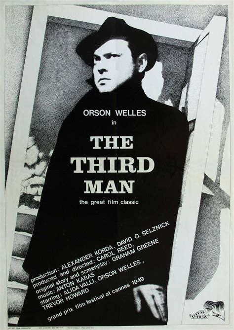El Tercer Hombre The Third Man Classic Movie Posters Film Noir
