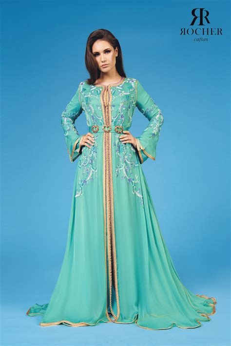 Morocco Takchita Green Caftan Caftan Dress Kaftan Dress For Etsy Uk
