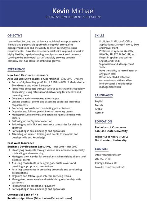 Business Development Manager Resume Sample - ResumeKraft