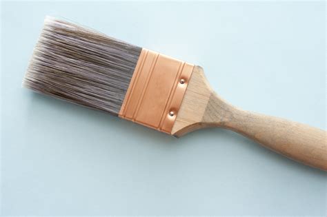 Free Stock Photo 12199 Thick Wall Paint Brush On Blue Background
