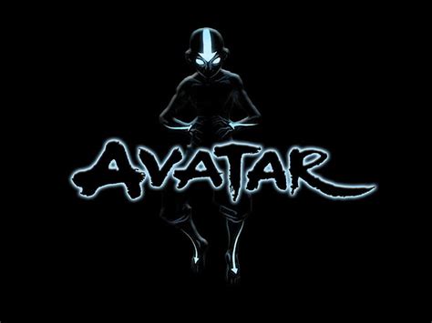 Aang In Avatar State Avatar The Last Airbender Anime Black Avatar