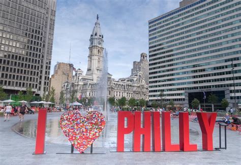 Famous Love Sign In Philadelphia Editorial Photo Image Of Attraction