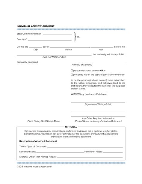 View and/or download a sample special power. Notary Essentials: The Difference Between Acknowledgments ...