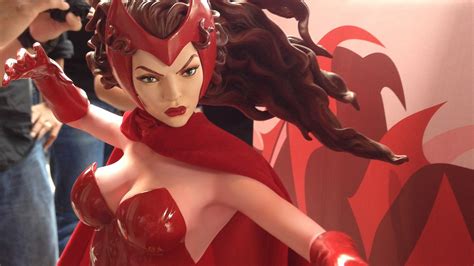 2128x1625 Comics Girl Logan Cure Red Scarlet Witch Fantasy