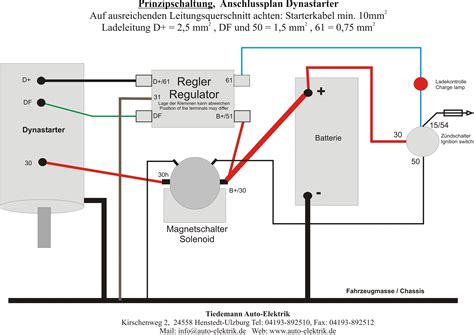 alternator wiring diagram  terminal