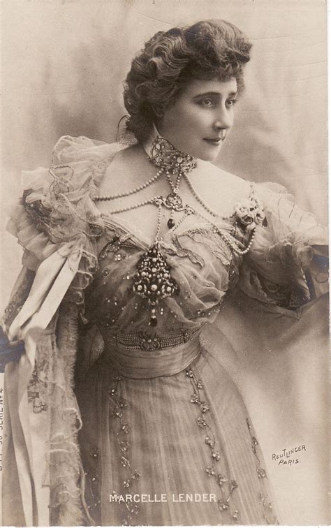 Early 1900sbeautiful Victorian Ladyartiste Marcelle Lender
