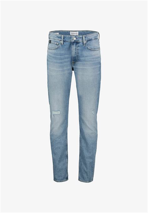 Calvin Klein Jeans Slim Fit Jeans Bleached Denim Zalandode