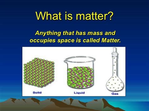 Presentation of science (matter)