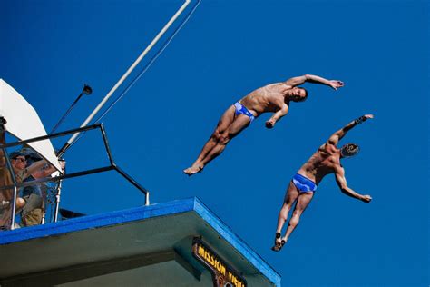 Mens Synchro Platform Diving China Wins Gold Usa Finishes Fifth Video