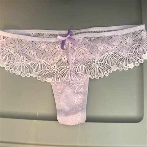Intimates And Sleepwear Purple Lace Thong Poshmark