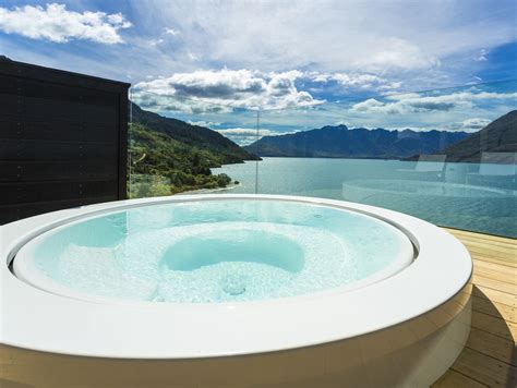 Want to install a whirlpool tub in a bathroom? Overflow outdoor hot tub MINIPOOL Built-in hot tub by Kos ...
