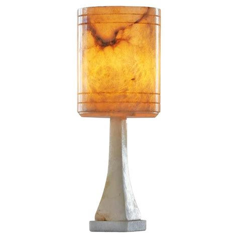 Pair Teak And Alabaster Mid Century Modern Lamps Made In Italy At 1stdibs