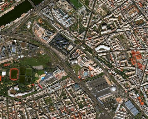 Paris France Satellite Image Stock Image C0339808 Science