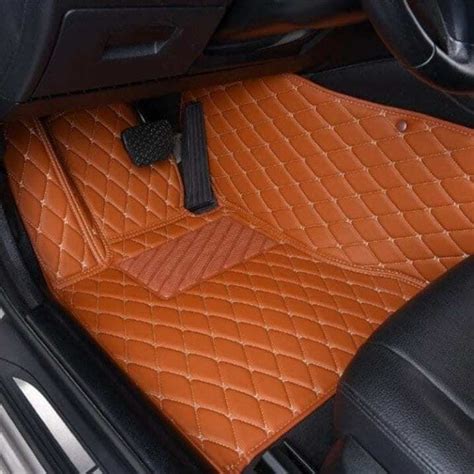 Manicci Luxury Leather Custom Fitted Car Floor Mats Grey Manicci