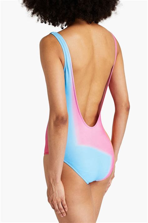 Moschino Printed Swimsuit The Outnet