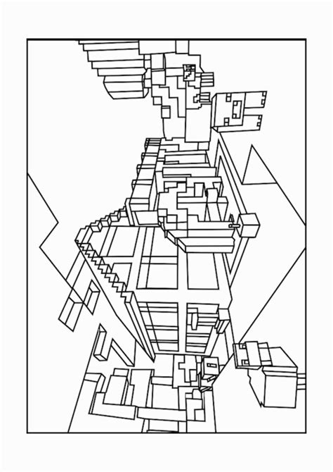 Wither Minecraft Coloring Pages Milojuicy