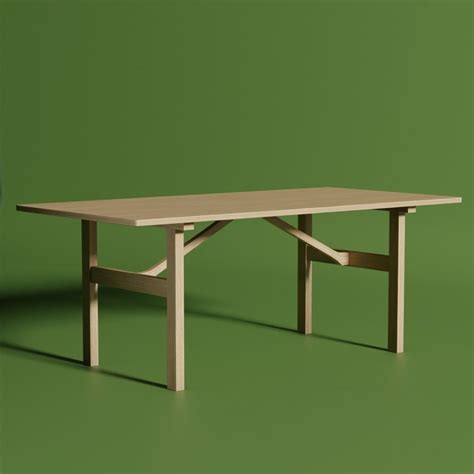 Table Wooden Dining Free 3d Model Cgtrader