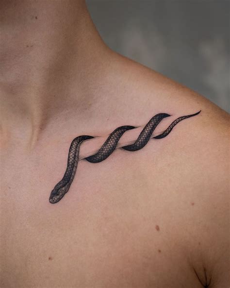 Details 81 Snake Collar Bone Tattoo Latest Vn