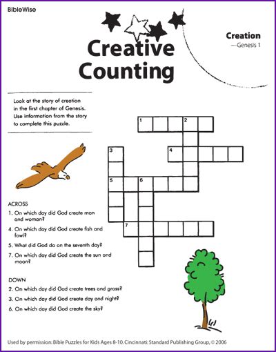 Bible Character Crossword Puzzles Creations Crossword Kids Bible