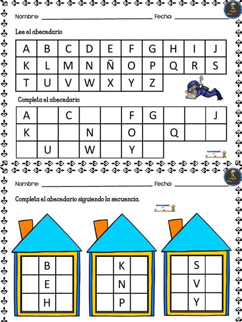 Actividades Para Aprender El Abecedariopdf Alfabeto Infografia