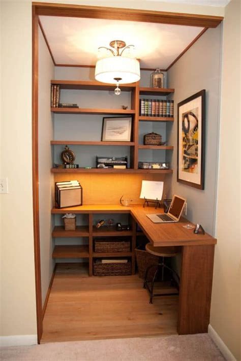 43 Small Office Space Ideas To Save Space And Work Efficiently Small
