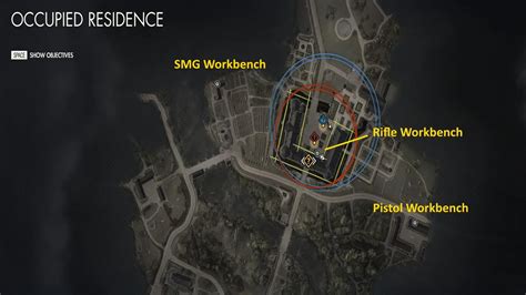 Sniper Elite 5 Occupied Residence Workbench Locations Guide Mission 2