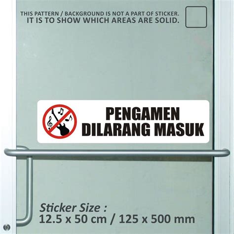 Pemerintah memutuskan untuk memperpanjang larangan warga negara asing (wna) masuk ke indonesia hingga 14 hari. Jual WSLPC130 sticker safety sign keselamatan kerja murah ...