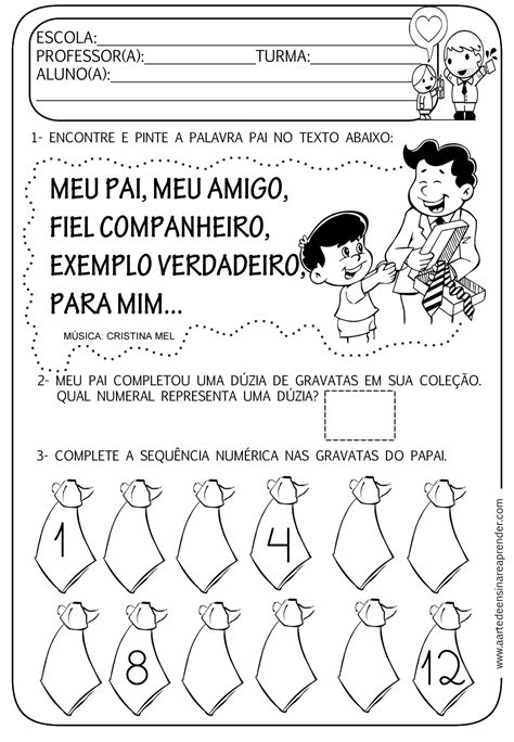 Tantos anos de comemoração criaram uma tradição meu pai, meu herói, meu melhor amigo, hoje é seu dia! ATIVIDADES+DIA+DOS+PAIS.png (1108×1600) (com imagens ...