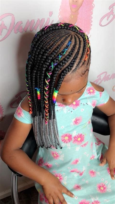 Easy Lemonade Braids For Kids Back To School African Hairstyles