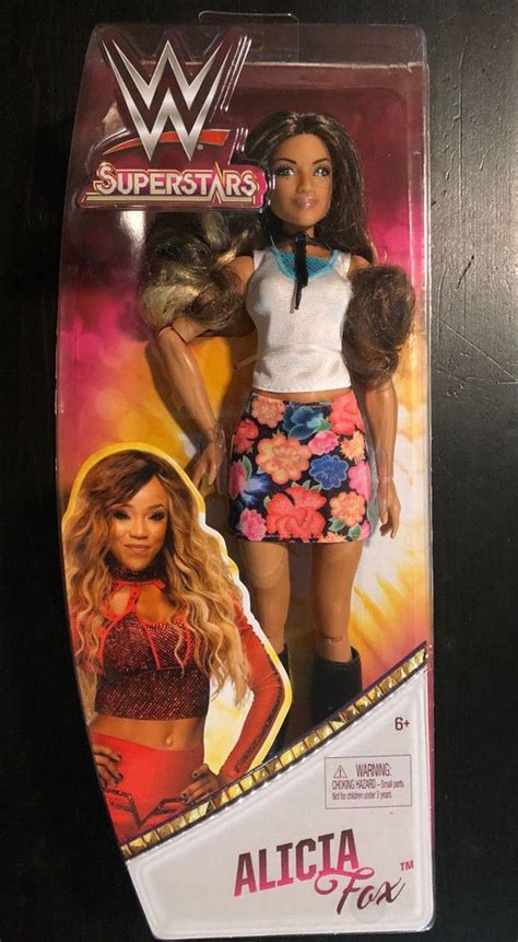 Wwe Superstars Alicia Fox Doll Womens Wrestling Fashion Barbie 12 Diva