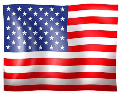 Download Clipart Flag Clipart American Flag Waving Pn