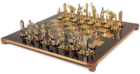 Luxurious Chess Set The Trojan War