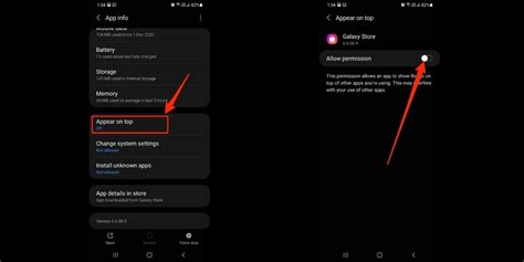 Allow The Appear On Top Permission In Settings - How To Prevent Automatic App Installs On Samsung Smartphones? | Cashify