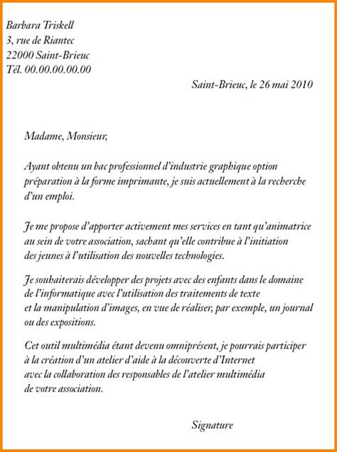 Lettre De Motivation Stage Informatique Exemple Modele De Lettre Type