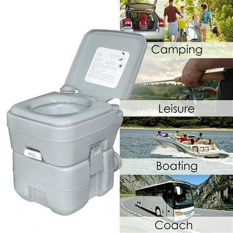 Veryke 53 Gallon Portable Toilet Outdoor Travel Toilet Outdoor