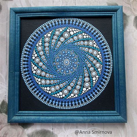 The Original Mandala Air Mandala On Canvas And Framed In A Pintura