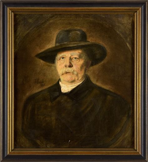 Franz Seraphvon Lenbach Portrait Otto Von Bismarck 1896 Mutualart