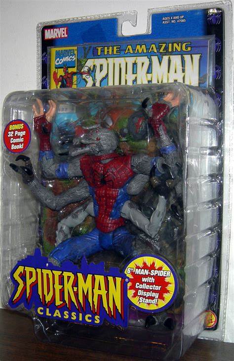 Man Spider Action Figure Spider Man Classics Toy Biz