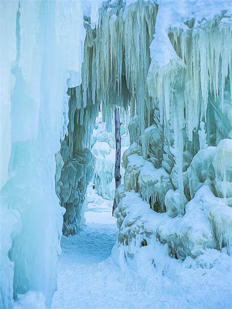 Ice Cavern Photograph By Linda Pulvermacher Pixels