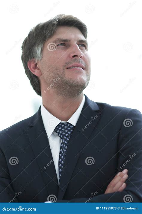 Photo Of An Attractive Businessman With His Arms Crossed Stock Image