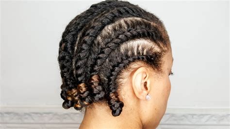 Low twisted buns on african american natural hair. Basic Flat Twist Out | Natural Hair | Mane Choice Pink ...