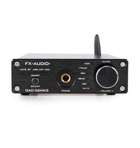 Fx Audio Dac X6 Mkii Wzmacniacz Słuchawkowy Dac Z Bluetooth