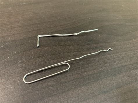 Uncoil your paper clip on one side, while the other side remains bent. 47 Survival Uses for Paper Clips - DIY Prepper