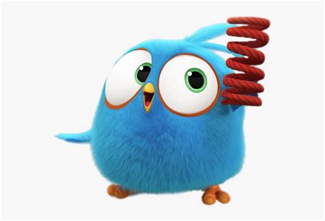 Angry Bird Blue With Spring Angry Birds Blues Hd Png Download