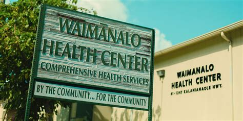 Mcgillvray's bill cements rosendale's ruling into state law. Waimanalo Health Center | Our Facility