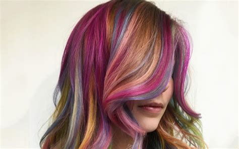 See This Hairstylists Most Amazing Rainbow Creations Parade