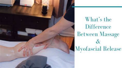 what s the difference between massage and myofascial release — finding balance llc