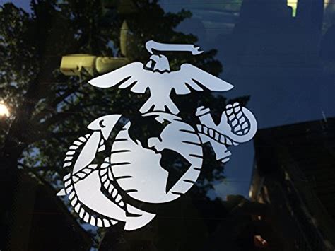 Buy Marine Corps Eagle Globe And Anchor White Usmc Car Decal Window