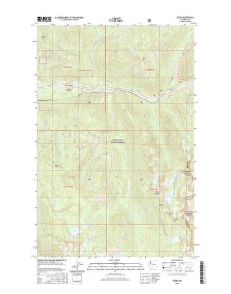 Mytopo Scenic Washington Usgs Quad Topo Map