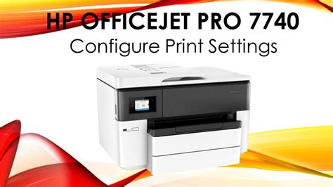 Hp Officejet Pro 77408740 Configure Print Settings For Tray 2 And